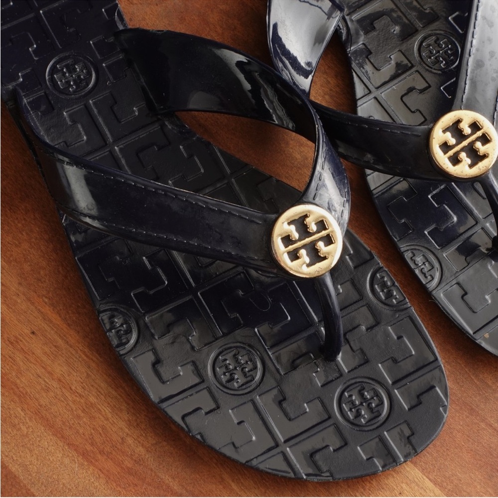 Vintage Tory Burch Jelly Flip Flop Sandals